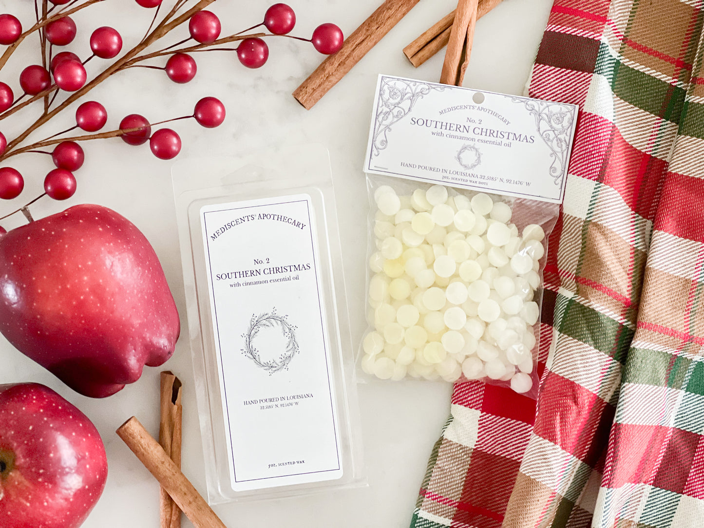 Southern Christmas Wax Dots