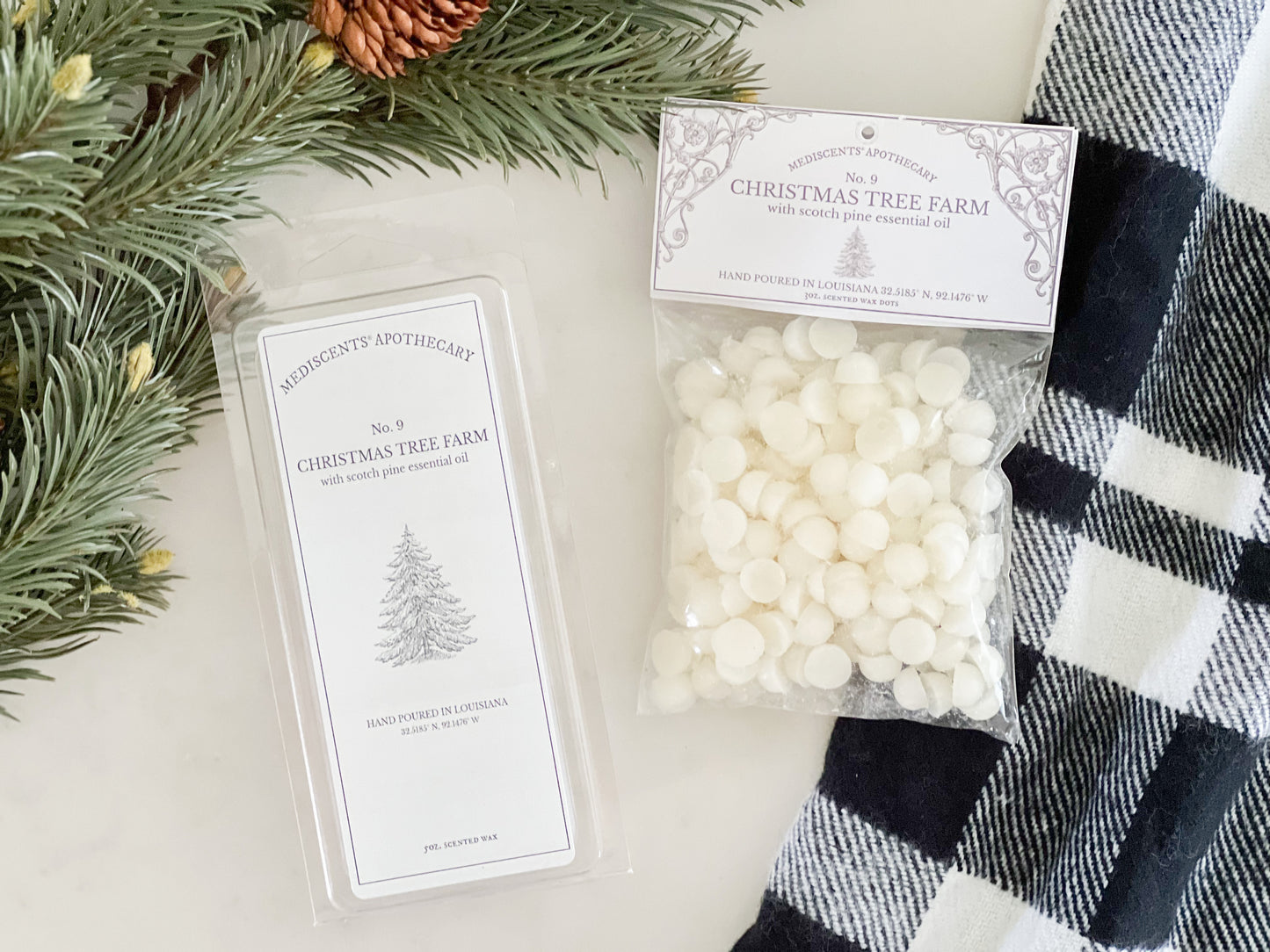 Christmas Tree Farm Wax Dots