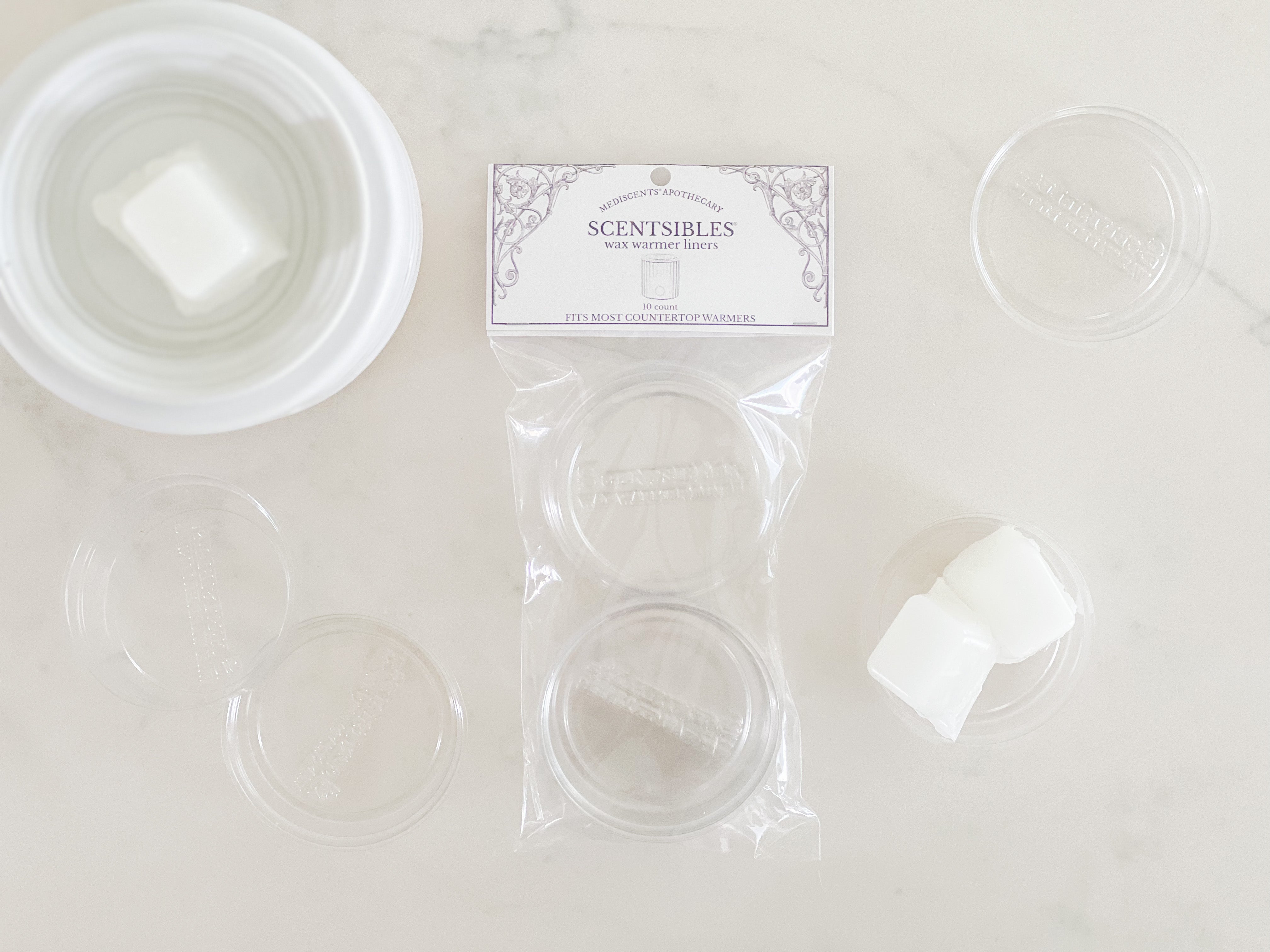 Countertop Style Wax Warmer Liners - 10 Pack – MediScents Apothecary